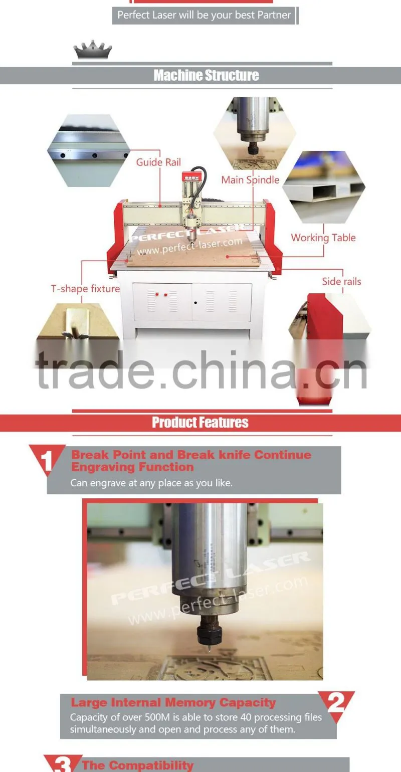 combine woodworking machine Reinforced load-bearing bed