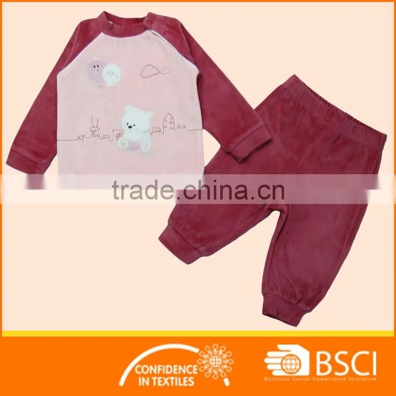 OEM Made Design Baby 2 PCS Toddler Girl Pyjamas