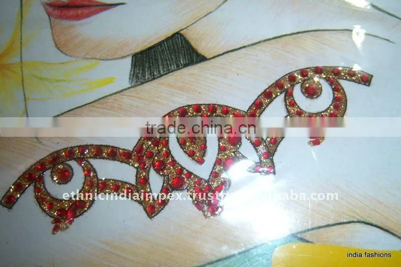 GLITTER ARM CRYSTAL BODY TATTOO BINDI STICKER , PAYPAL