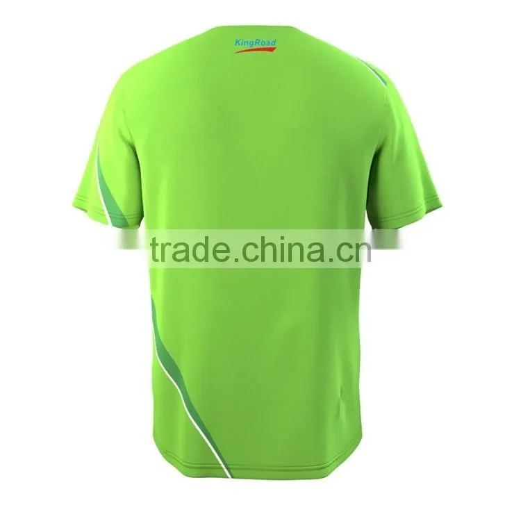 Make your own design Wholesale dry fit sublimation sport running shirt