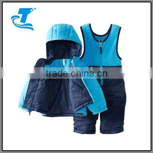 Blue Baby Winter Snowsuit 2 Pieces for Infant Boys