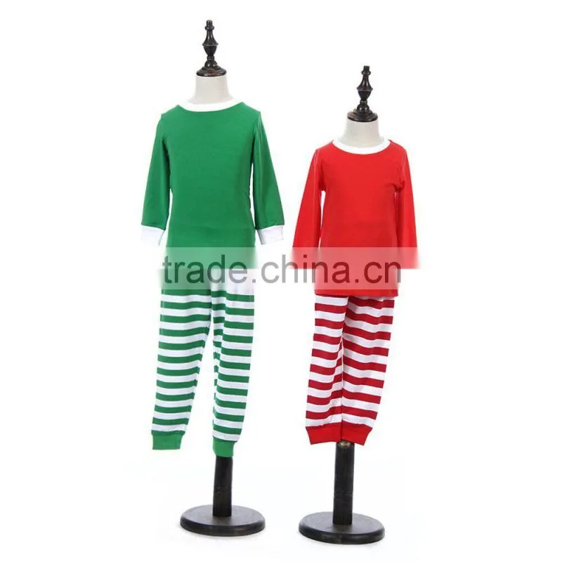 Wholesale Stripe Baby Christmas PJs