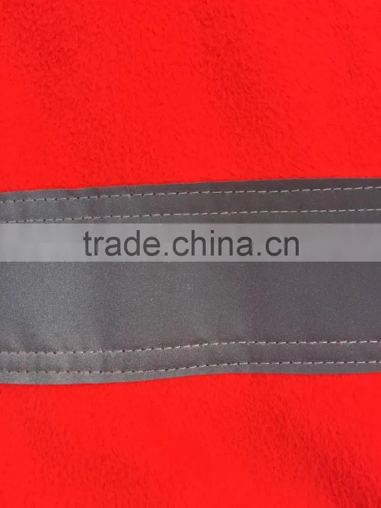 Safety jacket reflective fleece sweater hi vis hoodie