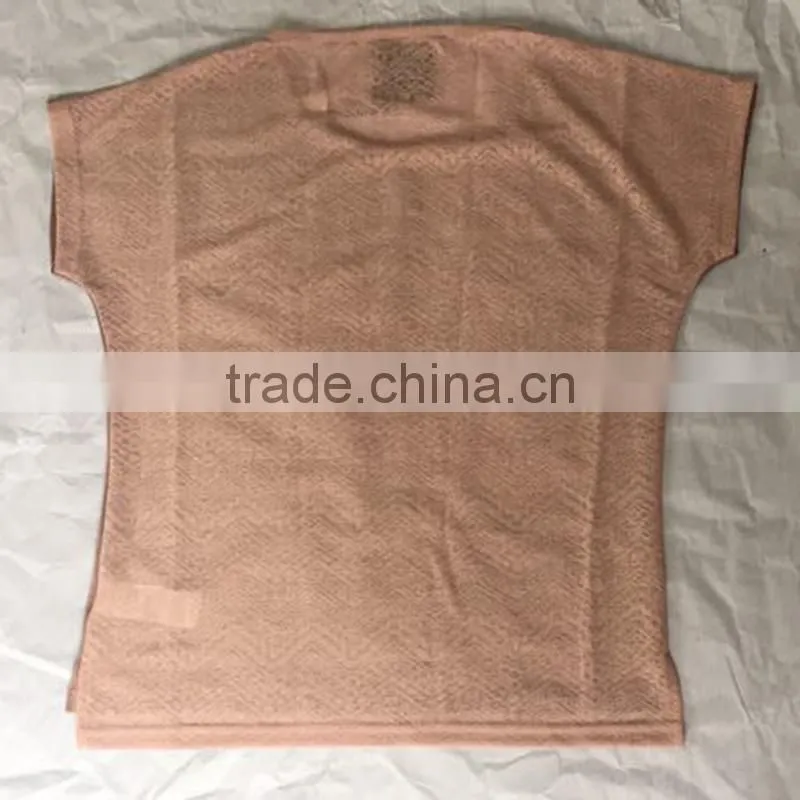 New Design Tailored Fitting Lace Back T Shirt for Women