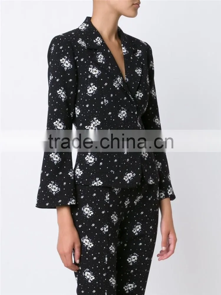 High Quality OEM Service Cheap Price Digital Printing 100% Polyester Women Dust Coat