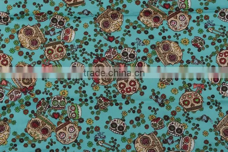 hot selling tc 45*45 110*76 cvc jersey burn out custom print poplin fabric price
