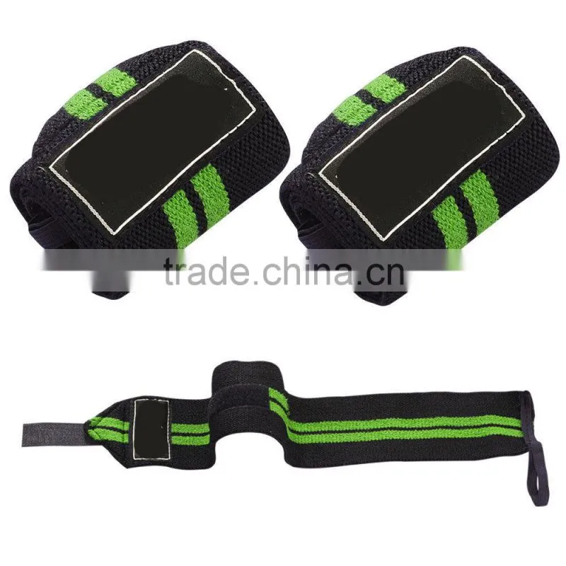 Black & Grey Weight Lifting Wrist Wraps /Fitness Training Hand Bar Wrist Wraps