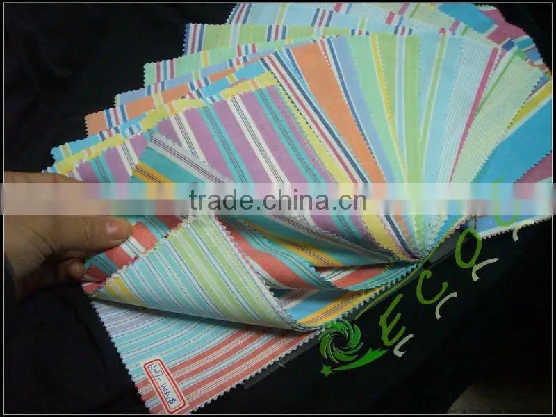 cotton strip poplin fabric