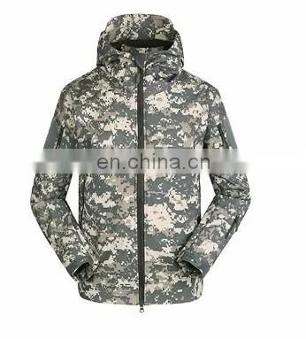 Waterproof Breathable Camouflage Softshell Jacket