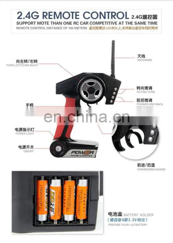 WL New model 1:18 Full-scale high-speed off-road four-wheel drive RC car