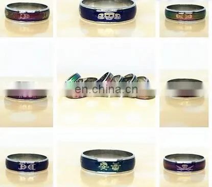Changing Color Rings Love Temperature Ring Mood Rings by Emotion Feeling Assorted Style Rings Jewelry