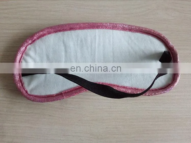 Professional Customized Sequin Decoration Soft Plush Eye Msk