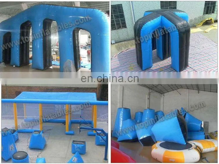 inflatable paintball field and obstacles for paintball sport games