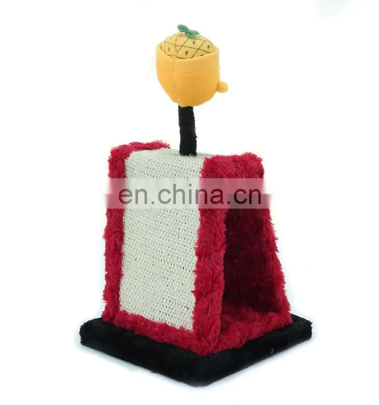 Watermelon Poult Slope Traning Scratching Post for Small Cats, Easy to Assemble