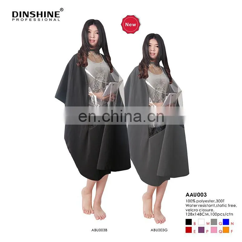 2017 professional water repellent static free cutting cape for barber