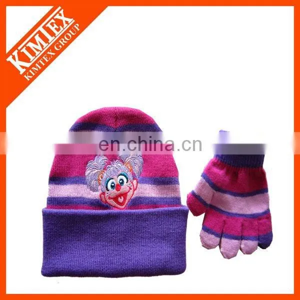 Cashmere knit scarf glove and hat set