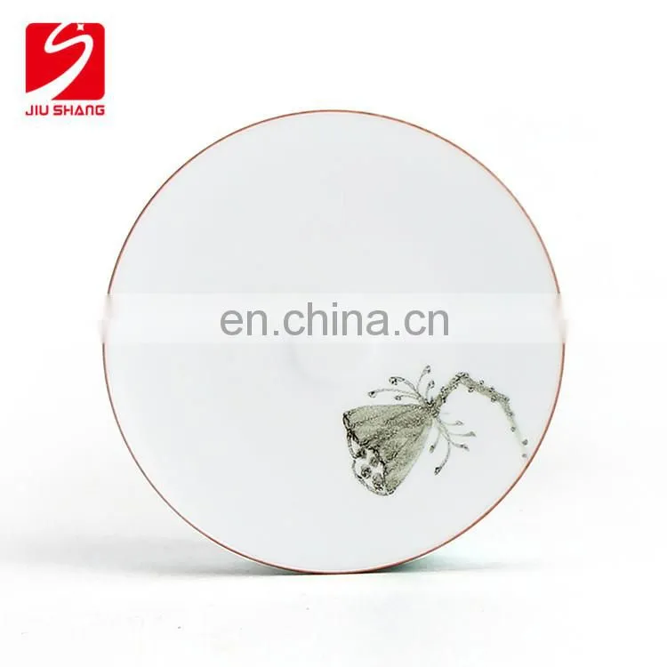 Handled Stoneware Square Silvergrey Table Wedding Drink Coasters