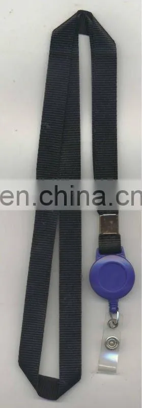 retractable Yoyo neck lanyards with retractable badge reel