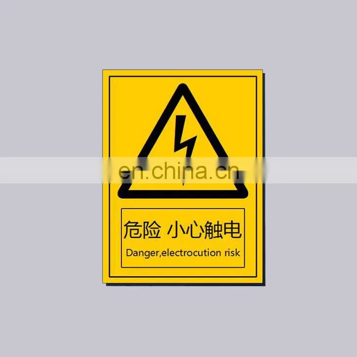 Wholesale OEM Items Ractangle Shape Aluminum Notice Sign Type Custom UV Safty Sign Board