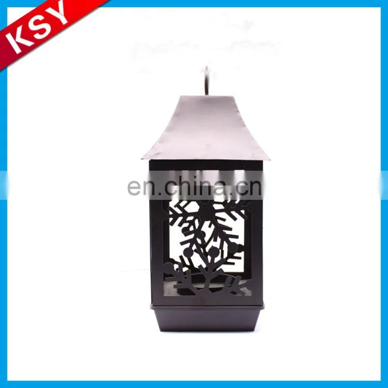 Popular Excellent Quality White Tall Safe Metal geometric Candle Holder Lantern insert