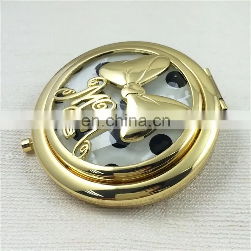 Alibaba hottest custom high quality promotion cosmetic pocket mirror