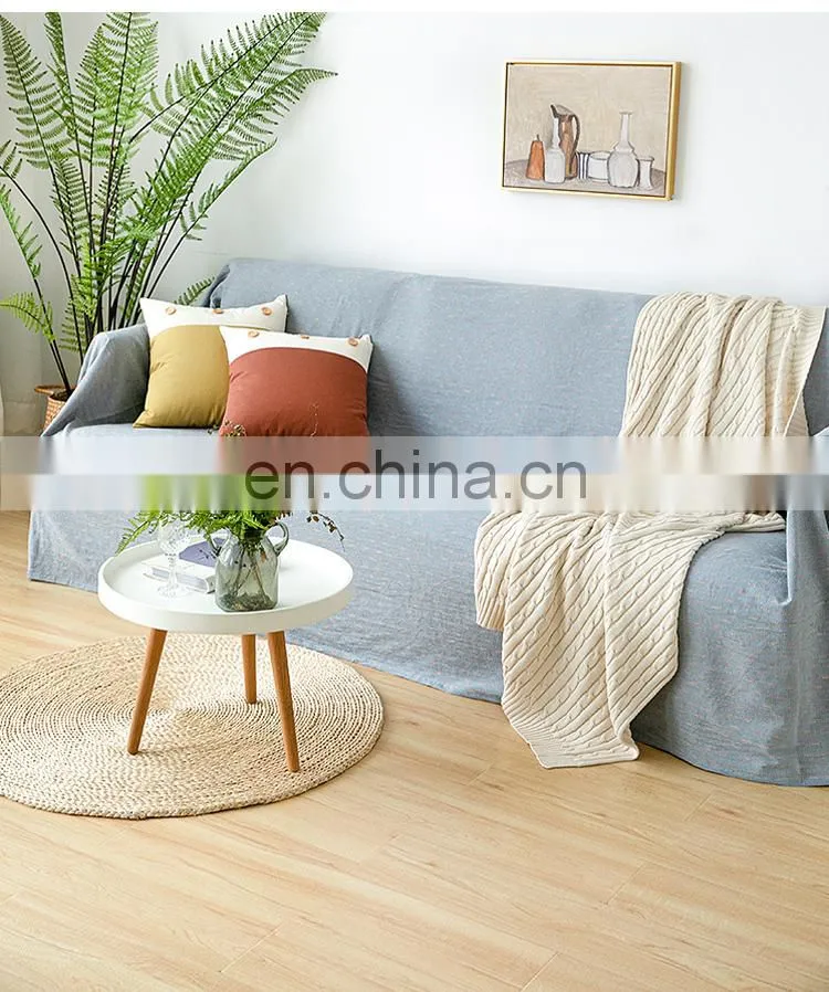 100% cotton multi-functional furniture protector cover jacquard sofa slipcover couch protection cover