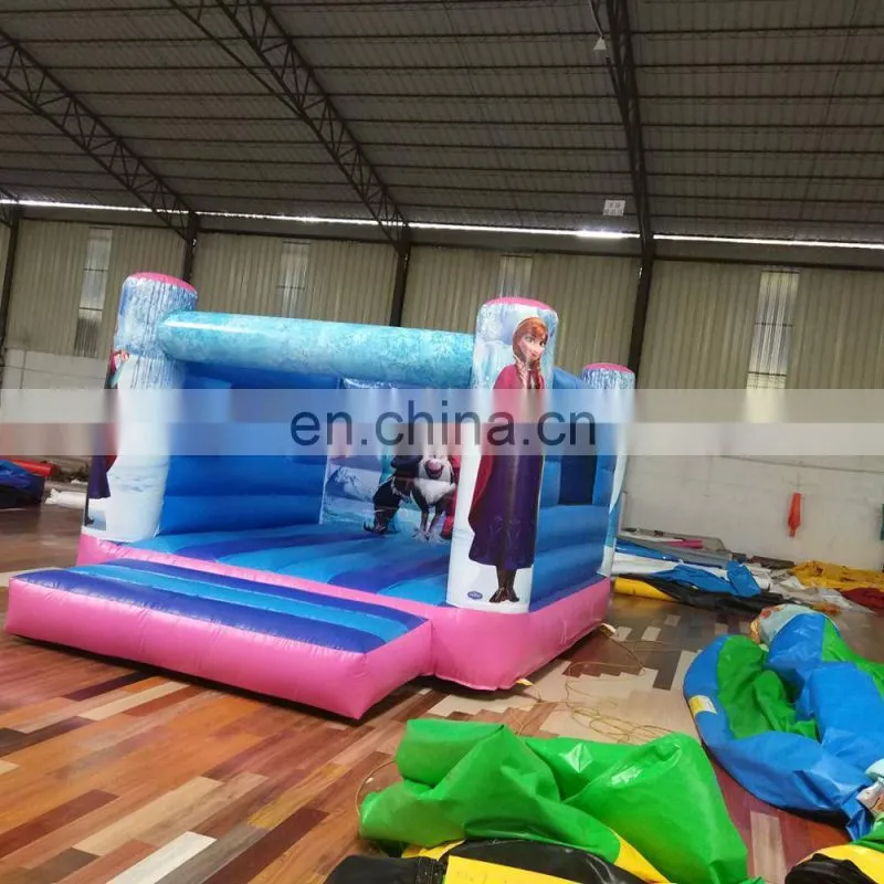 Hot sale commercial theme inflatable bouncer frozen, frozen jumping castle for kids party