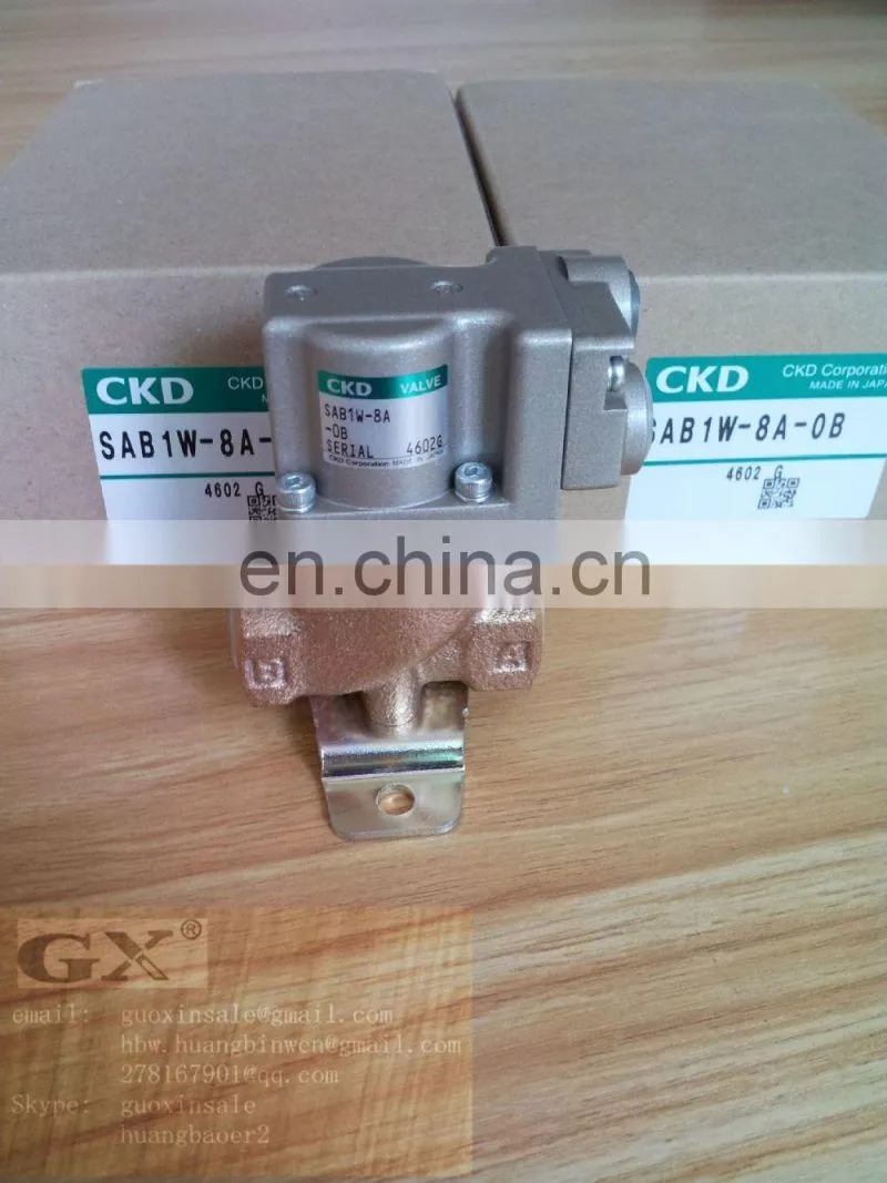 CKD Solenoid valve air solenoid valves SAB1W-8A-0B