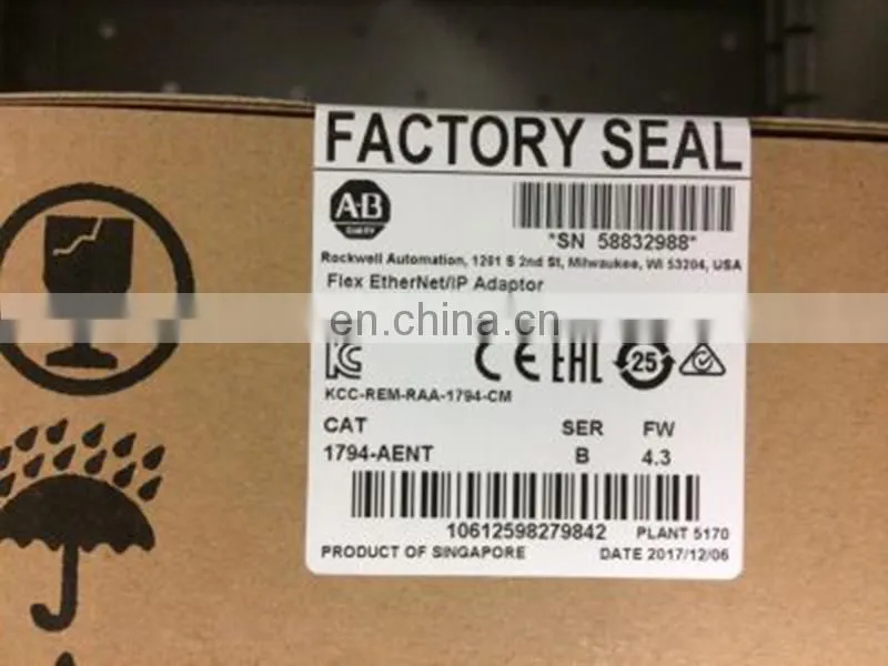 Nice and Useful PLC allen-bradley logo PLC 1794-AENT for Industrial Control Equipment