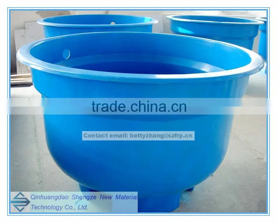 FRP fish breeding pool , fiber glass fish pond, fiber glass water vat