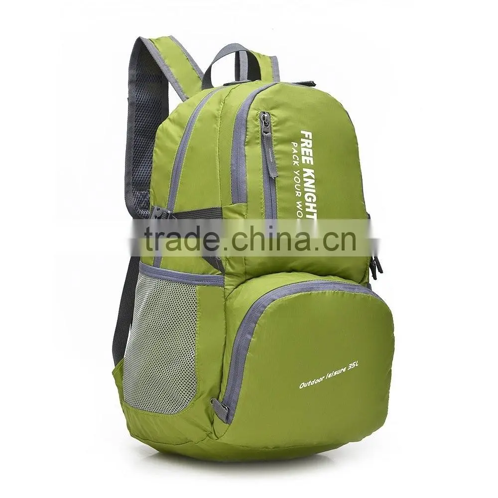 35L Most Durable Packable Hiking Backpack Ultra Lightweight Water Resistant Backpack Handy Travel Pack+Lifetime Warranty For Men