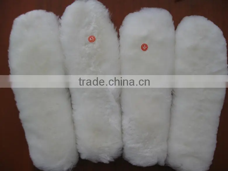 Winter sheepskin shoe insole / healthy, warmly
