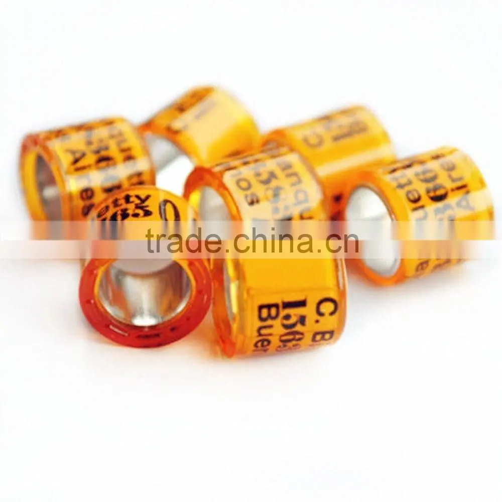 Band Pigeon Ring with Aluminum and plastic coat