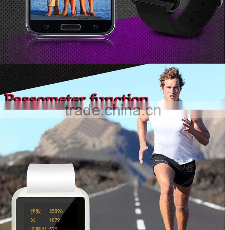 2014 portable wrist u8 m26 bluetooth smart watch bluetooth watch wholesale wrist watch