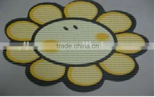 bathroom mat sun flower shape bath mat