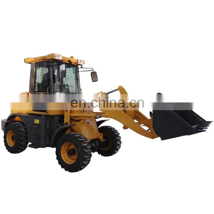 chinese construction 1 ton 2ton ZL10 wheel loader machine backhoe loader for sale