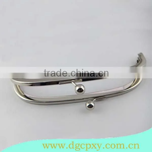 beautiful shiny glue in metal clasp for purse