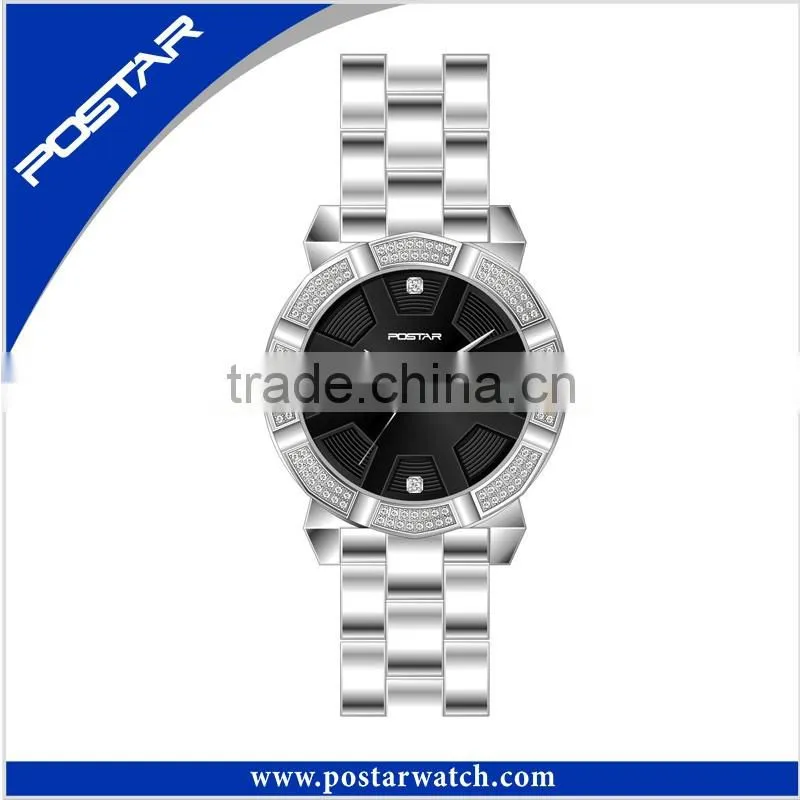 Diamond Ladies Stainless Steel Quartz Watch