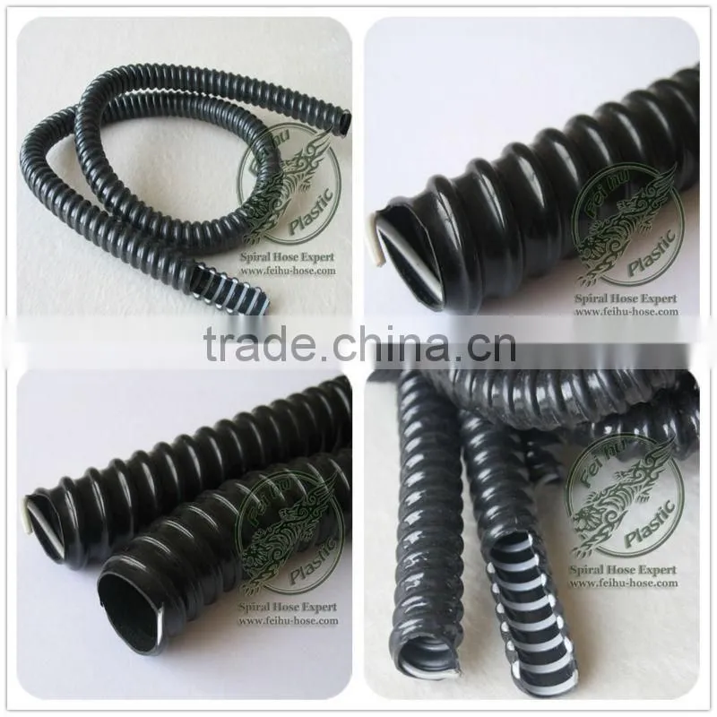 pvc reinforced hose spiral flexible plastic hose