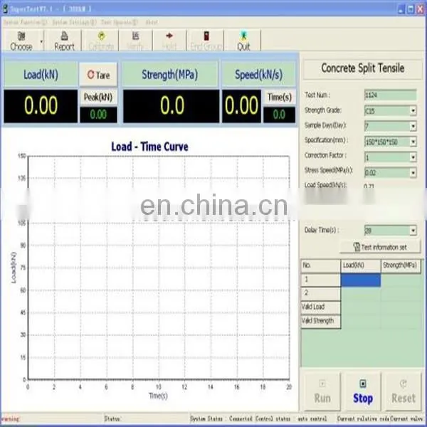 Research department (RD) institution compression testing machine for concrete 2000KN