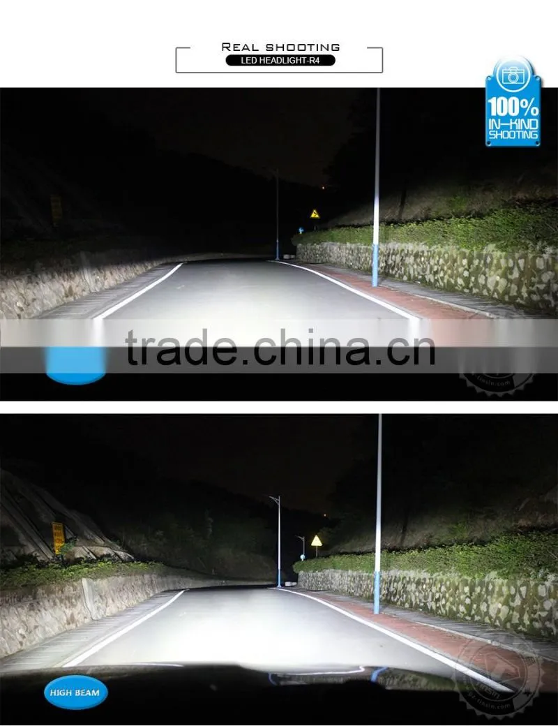 Guangzhou auto lamp high power led auto lamp led headlight h1-6000k-a 40w 9600lm headlight for proton wira