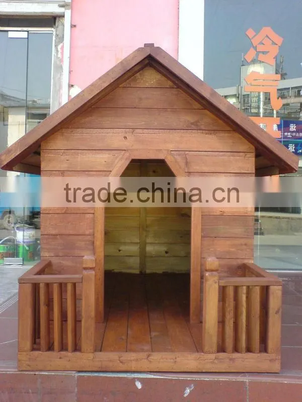 large Waterproof Wood Dog Kennels With Bitumen Roof