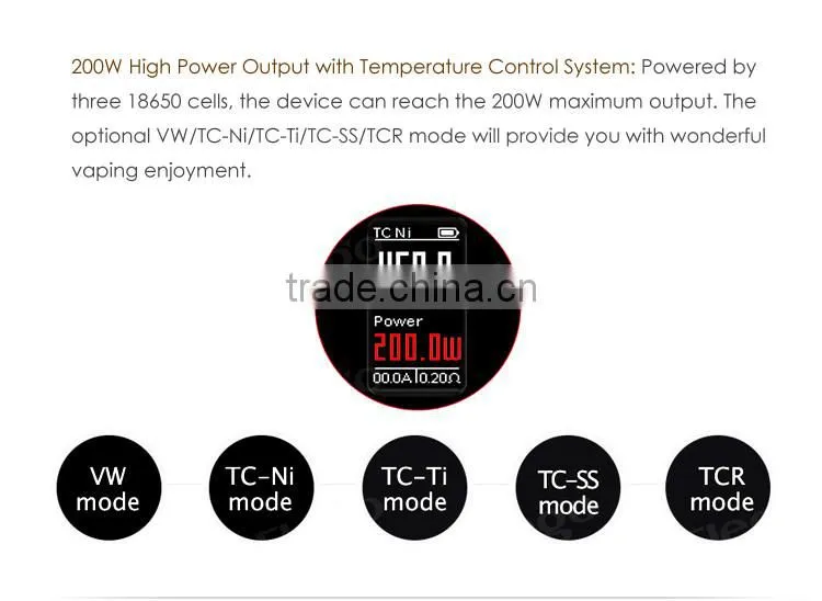 Best Factory Price Wismec Reuleaux RX200S TC Mod from Elego