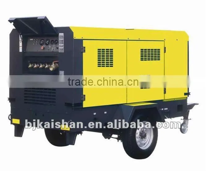 LGCY-21/20 Diesel Driven Portable Screw Air Compessor with drill rig