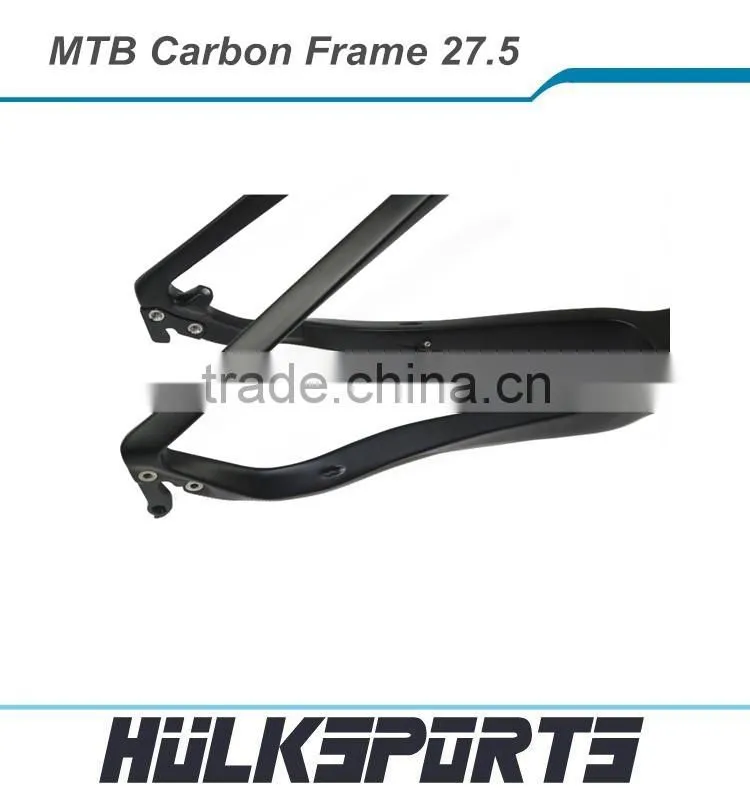 High Quality mtb carbon frame 27.5 3K/UD 16" mountain bike carbon fiber bicycle frames 650b mtb bike