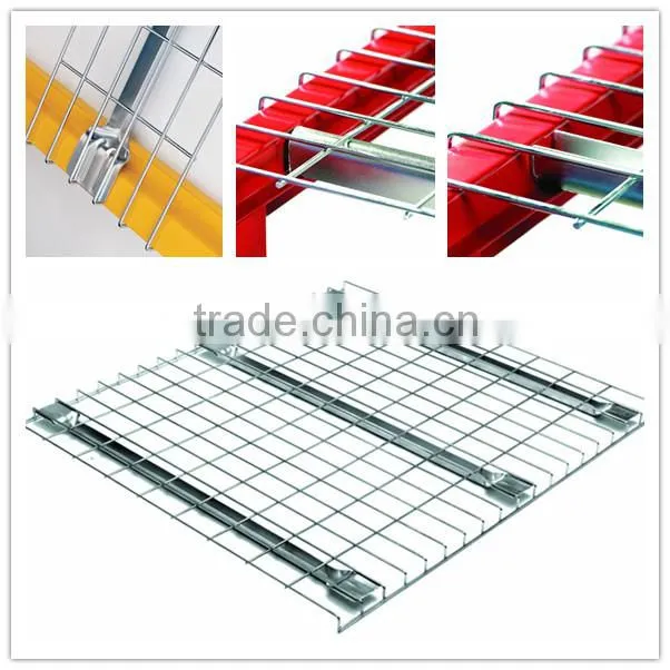 Hot sale steel wire storage pallet rack decking for step beam