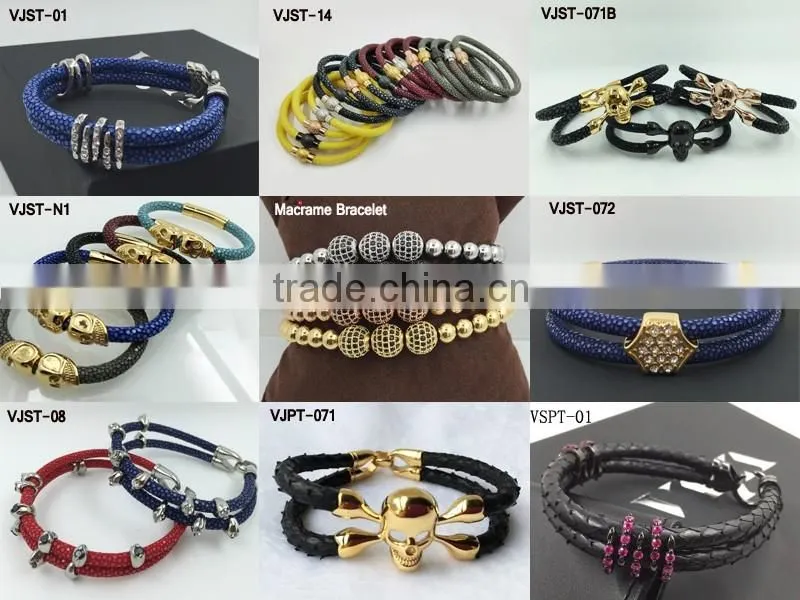 2016 The Best Selling Chinese Knot Beads Jewelry with 316L Stainless Steel Bracelet Jewelry gift for women Wholesales