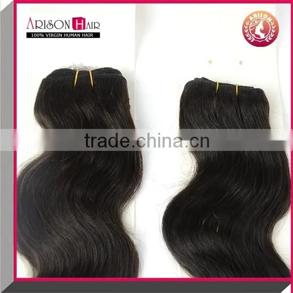 Full cuticle one color 3 bundles Brazilian Hair mixed length