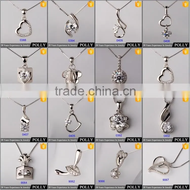 Factory Direct Sales Hotsale fashion 925 silver orgonite pendant necklace with stone