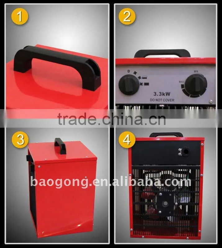 3300W electrical fan heater